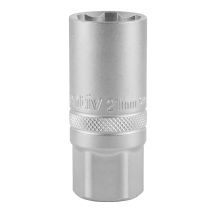 Douille longue bougie 21mm chrome vanadium - INVENTIV